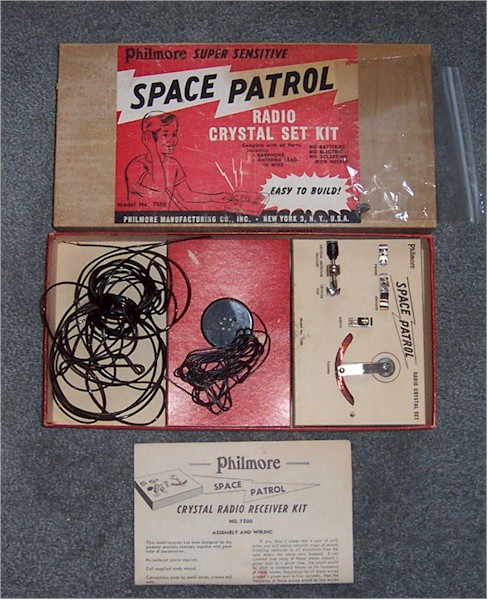 Philmore Space Patrol Crystal Radio