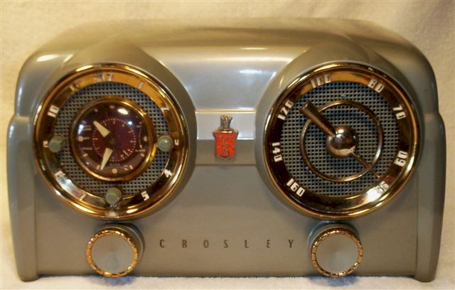 Crosley D-25GN (1951) Clock Radio