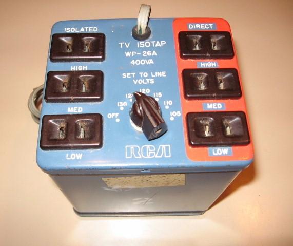 RCA Isotap WP-26A Isolation Transformer