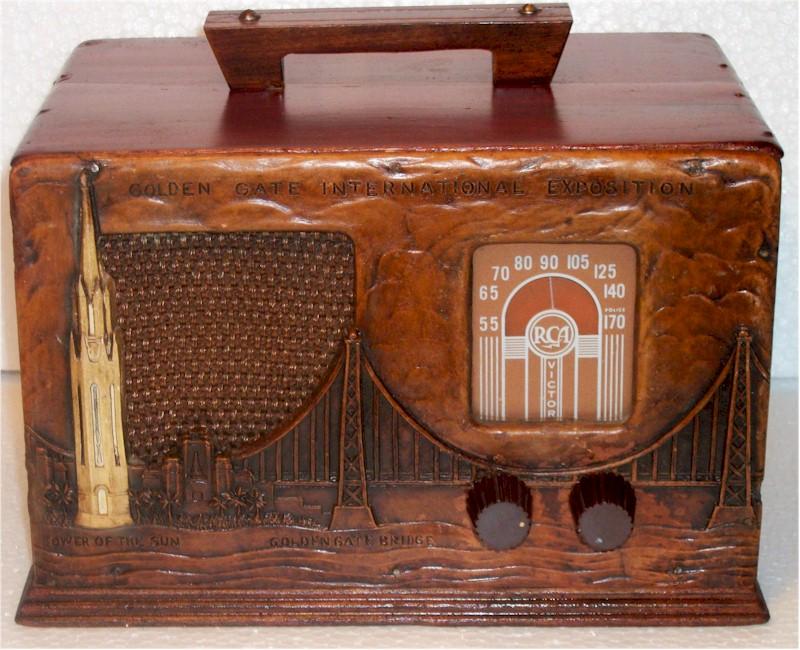 RCA 40X57 Golden Gate Exposition Radio (1939)