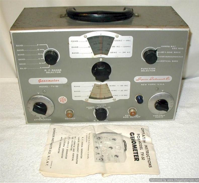 Superior Instruments TV-50 Signal Generator (1954)