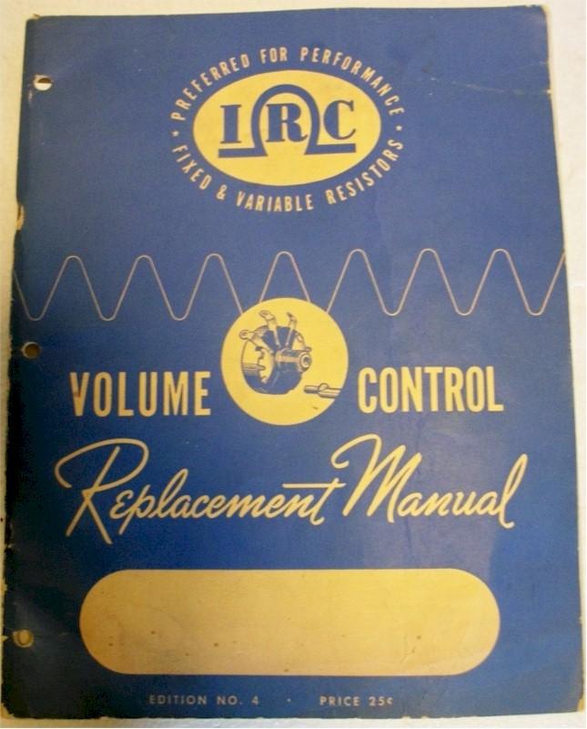 IRC Volume Control Replacement Manual