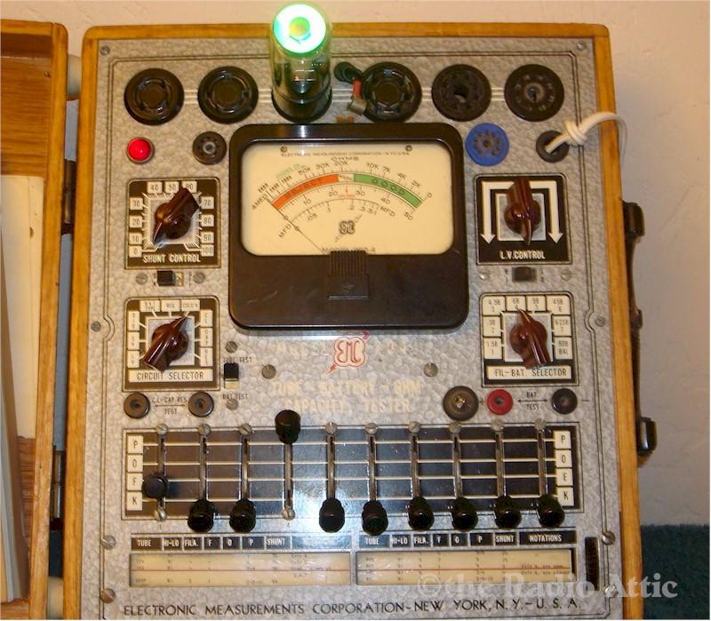 EMC 204 Tube/Battery/OHM/Capacity Checker (1953)