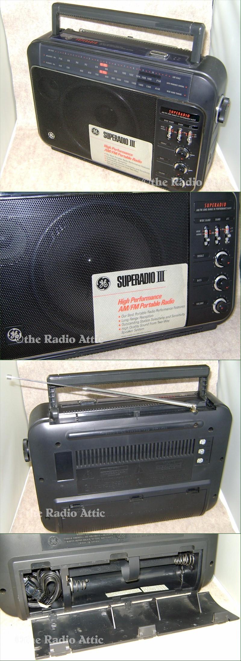 General Electric Super Radio III AM/FM