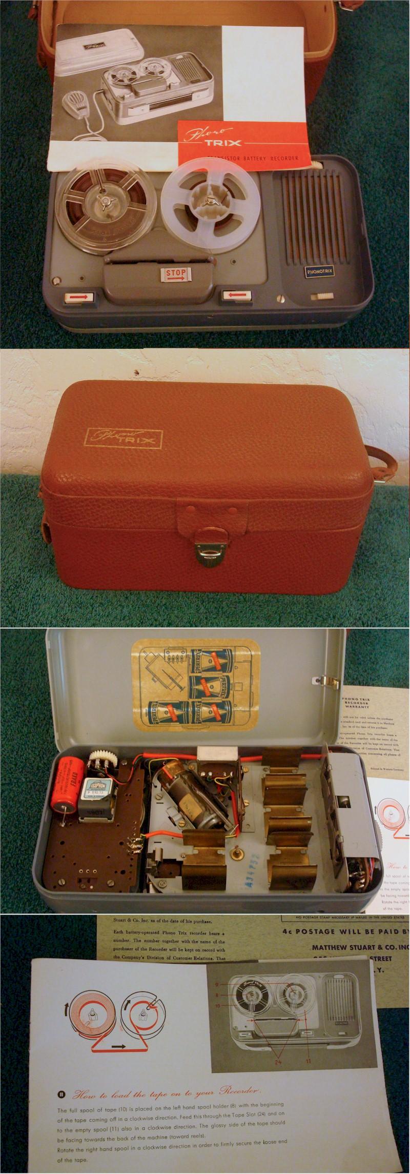 Phono Trix Transistor Tape Recorder (1960)