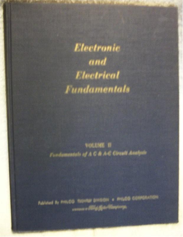 Electronic and Electrical Fundamentals Vol. II