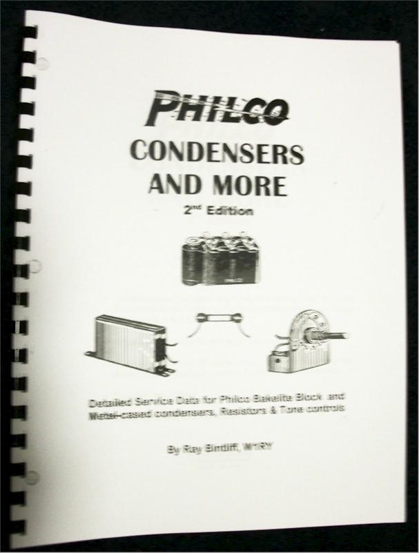 Manual: Philco Condensers and More, 2nd Edition