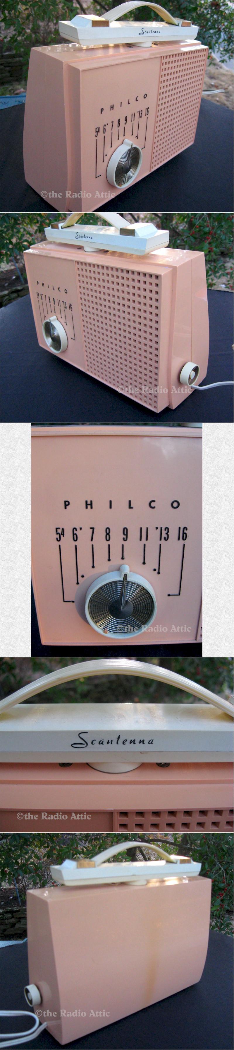 Philco G-681 "Scantenna" Portable (1959)