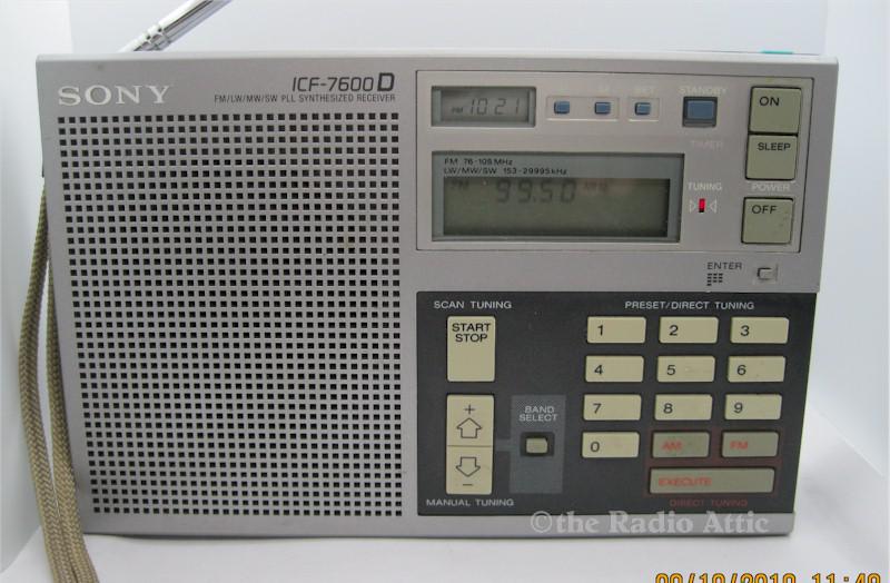 Sony ICF-7600D (1980s)