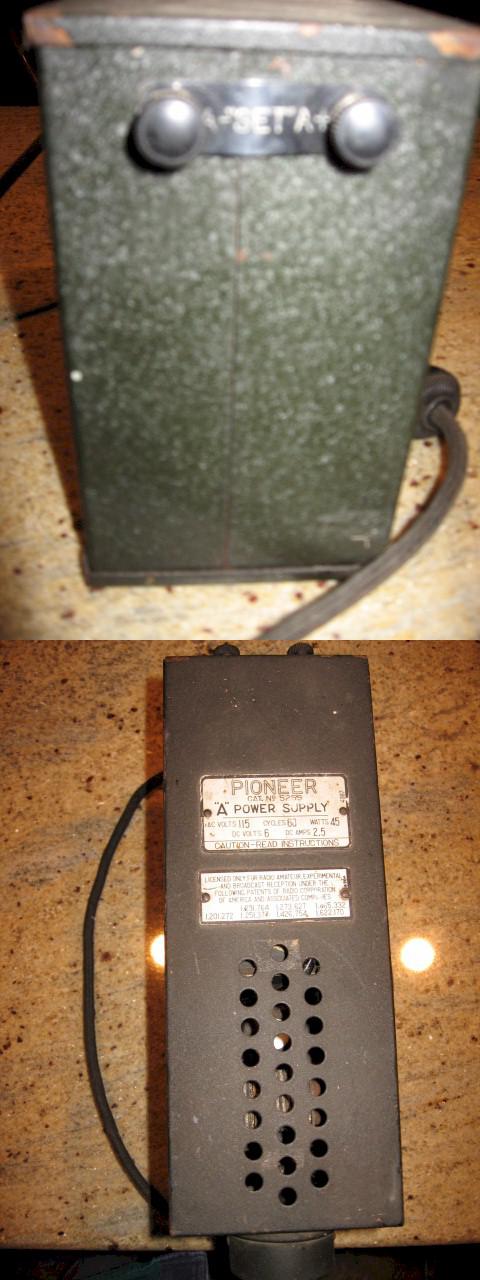 Pioneer "A" Supply for DC radios