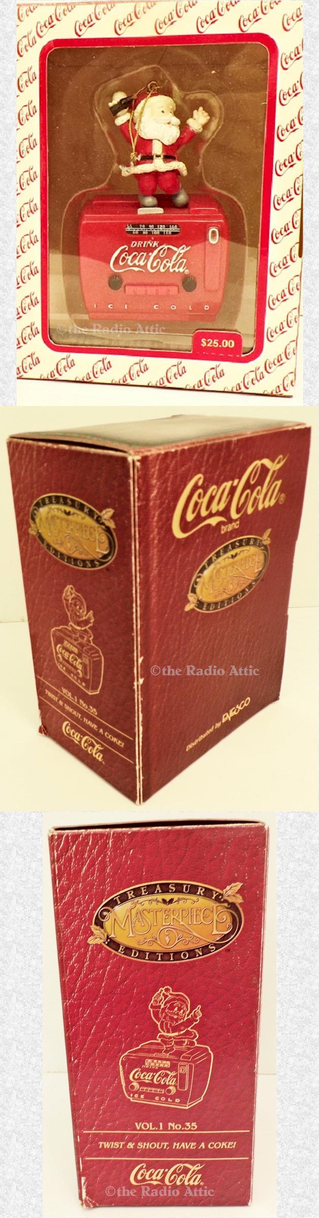 Coca-Cola Santa Radio Christmas Ornament (1997)