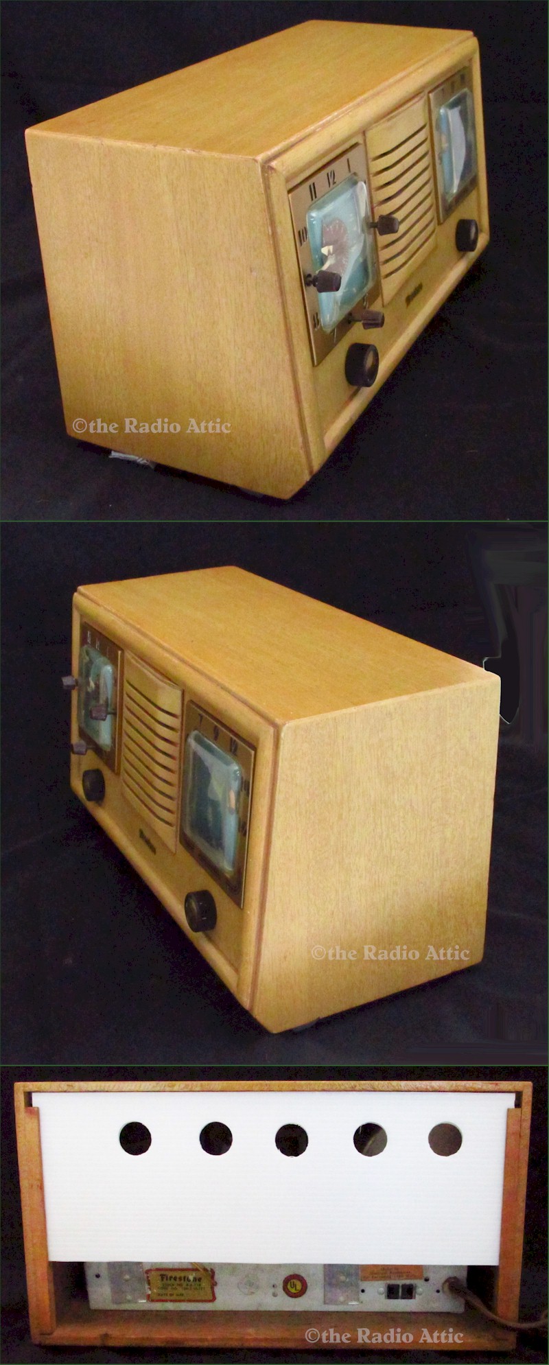 Firestone 4A110 Clock Radio (1952)