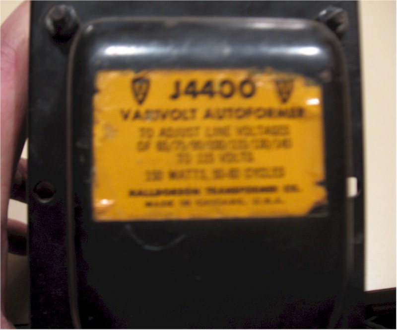 Haldarson J4400 Varivolt Autoformer