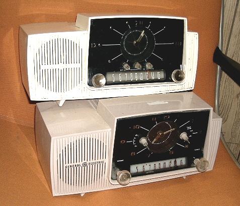 PAIR of General Electric Clock Radios