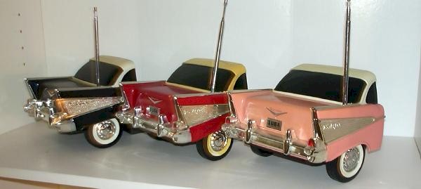 Chevy Rear End Radios (set of three)