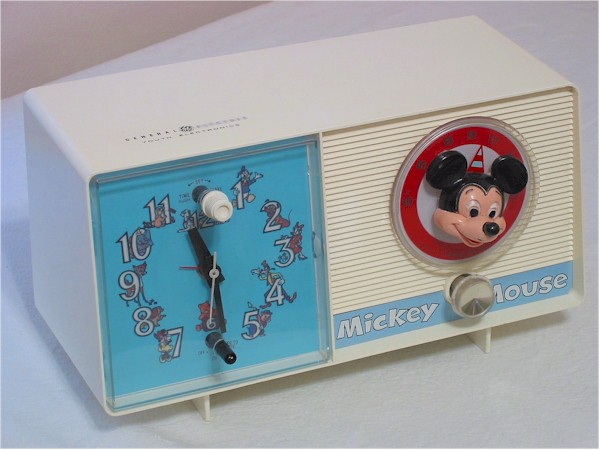 General Electric Mickey Clock Radio (1960s)