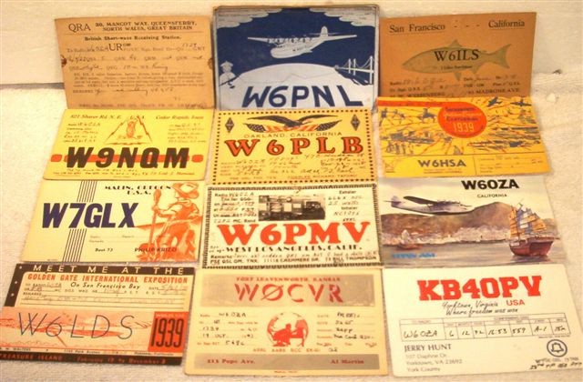 QSL Cards Set of 12