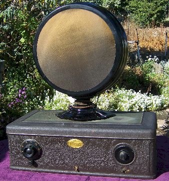 Atwater Kent 44 (1928) with RCA Radiola 100 Speaker