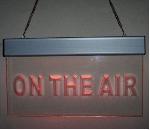 On The Air Fluorescent Sign