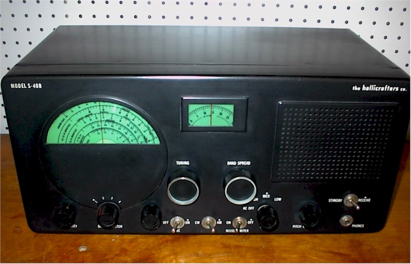 Hallicrafters S-40B Receiver (1950-55) - SOLD! - item number 0040163