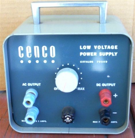 Cenco 79549 Low Voltage Power Supply