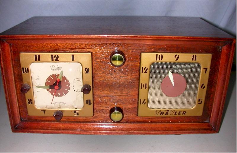 Trav-Ler 5170 Clock Radio (1949)
