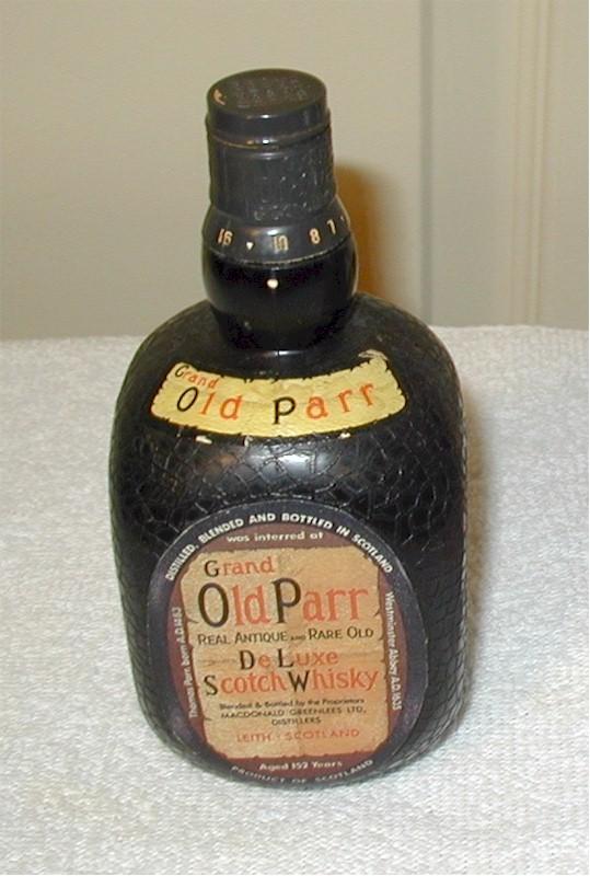 Old Parr Scotch Whisky Bottle Radio