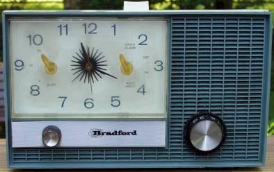 Bradford 91041A Clock Radio (1958)
