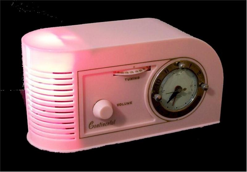 Continental 1600NL Clock Radio (1948)