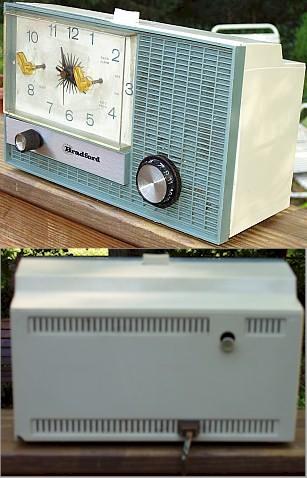 Bradford 91041A Clock Radio (1958)