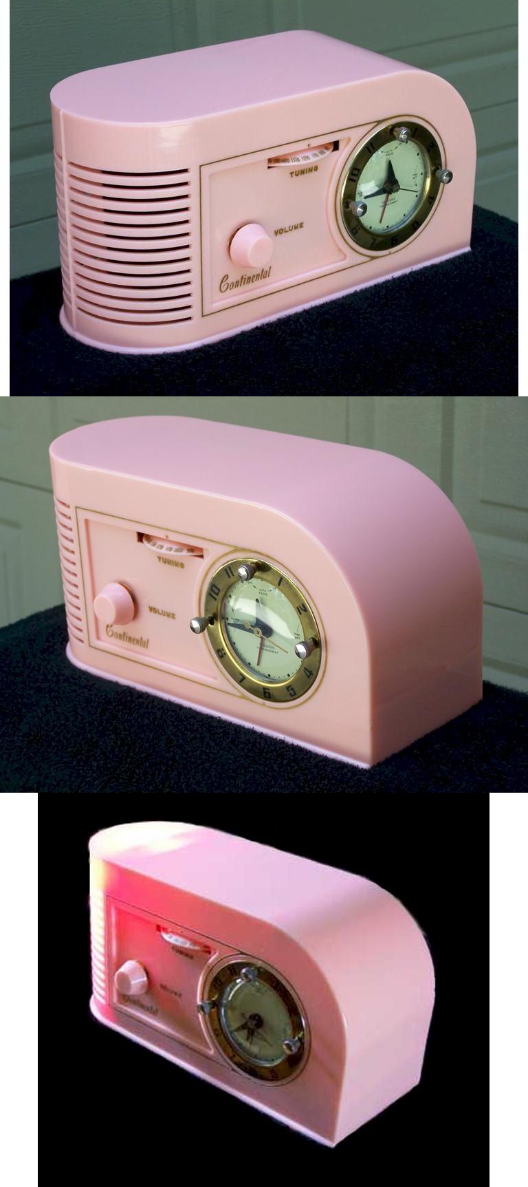 Continental 1600NL Clock Radio (1948)