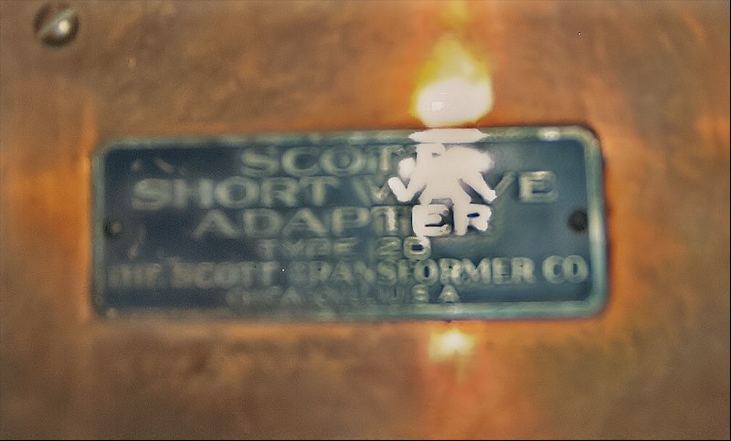 H.F. Scott Short Wave Adapter (1929)