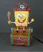 Sponge Bob Squarepants Treasure Chest Clock Radio