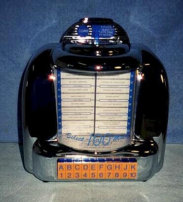 Seeburg Counter Juke Box replica