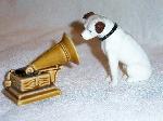Nipper &amp; Victrola "His Masters Voice" Salt &amp; Pepper Shakers