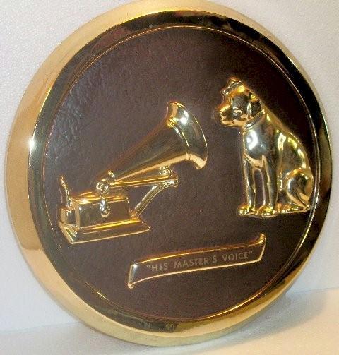 RCA Nipper Advertising Wall Plaque
