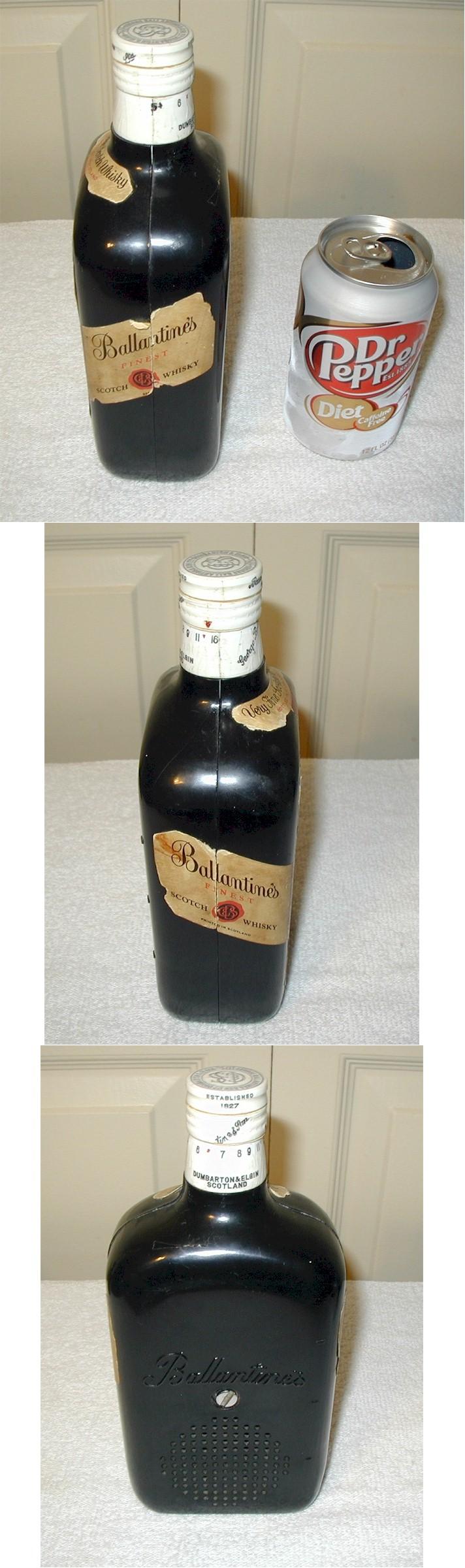 Ballantine's Scotch Whisky Bottle Radio