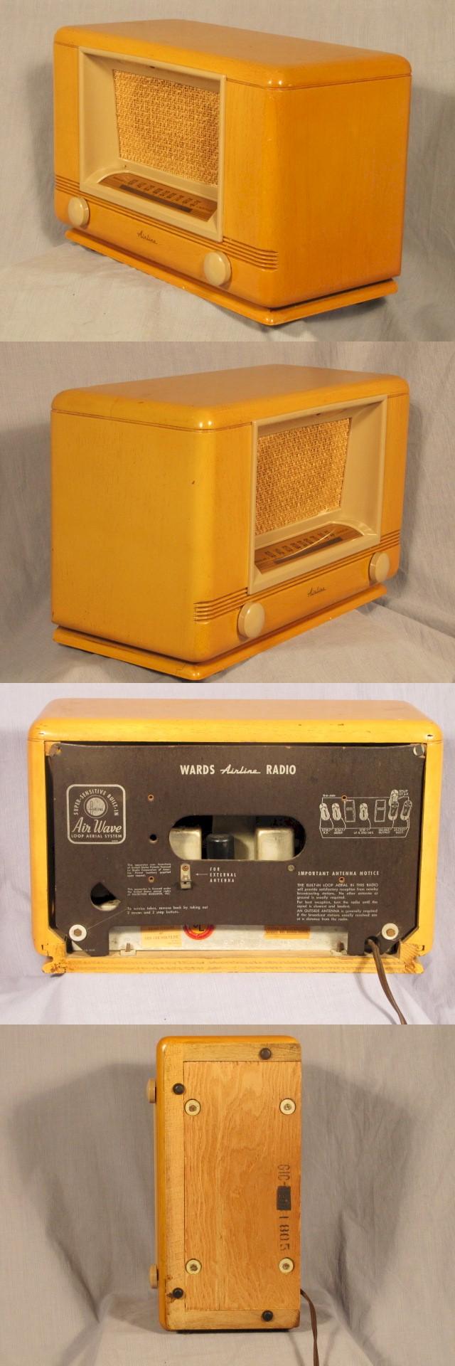 Airline Wood Table Radio (late 1940s)