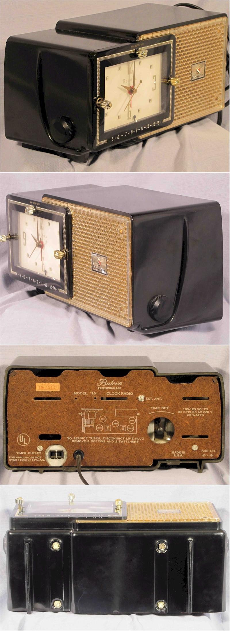 Bulova 120 Clock Radio (1957)