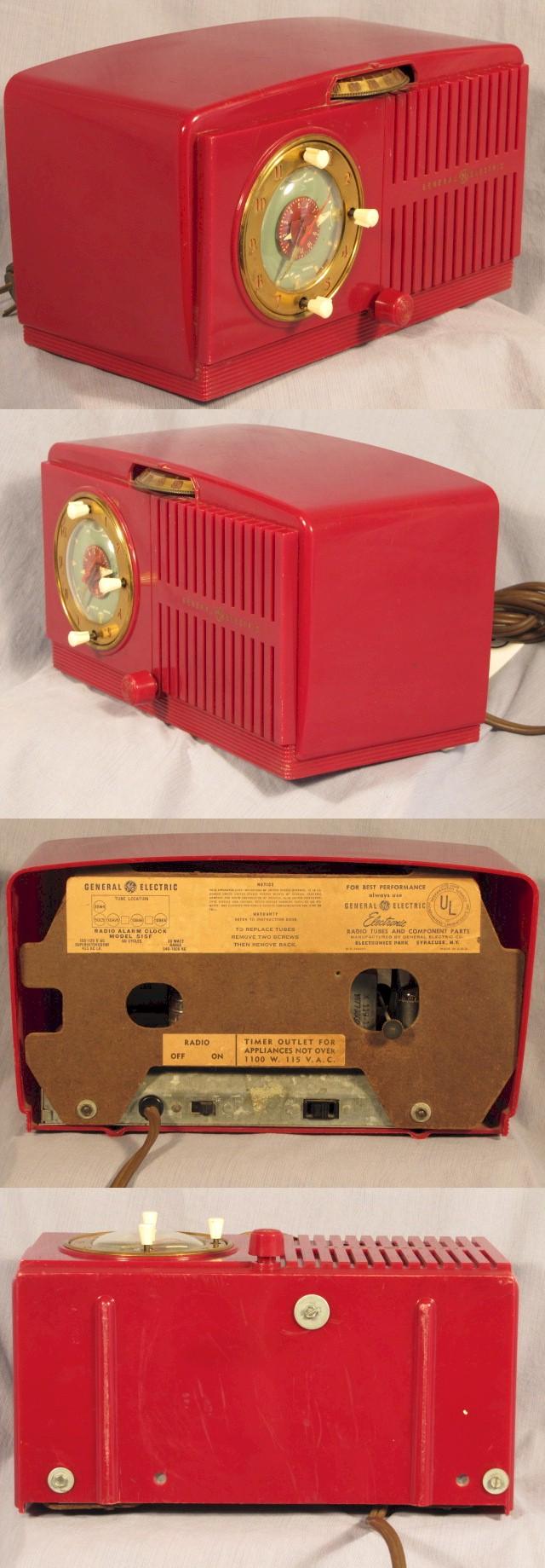 General Electric 515 Clock Radio (mid-1950s)