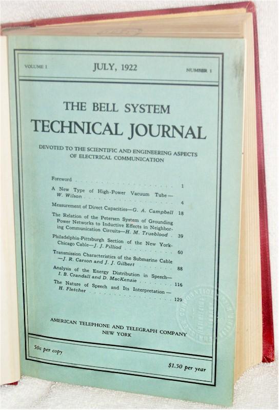 Bell System Technical Journal