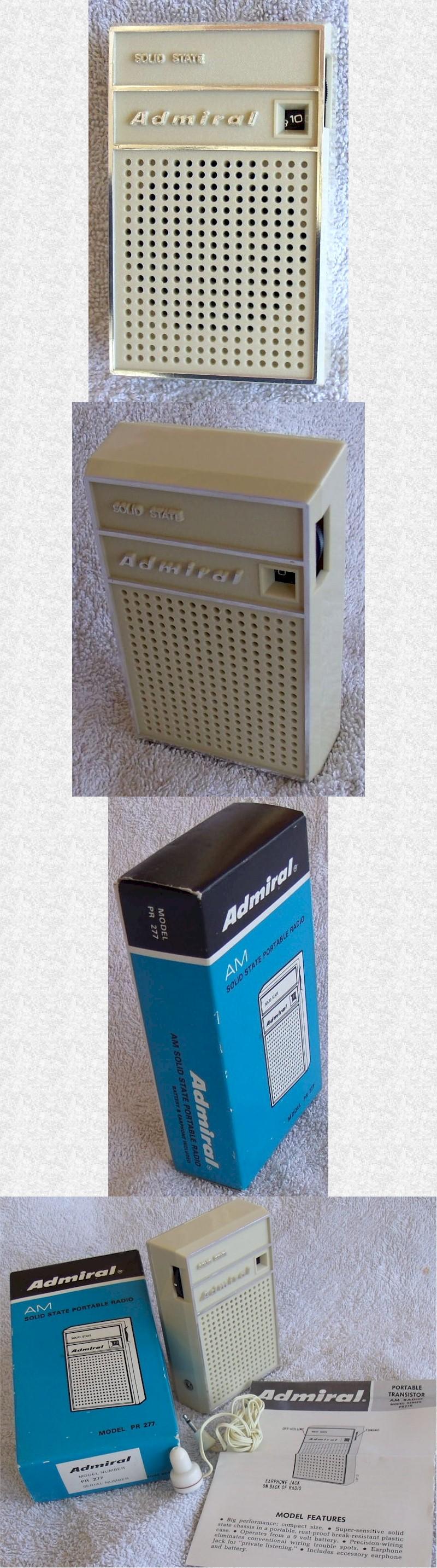 Admiral PR277 Pocket Transistor (late 60s)