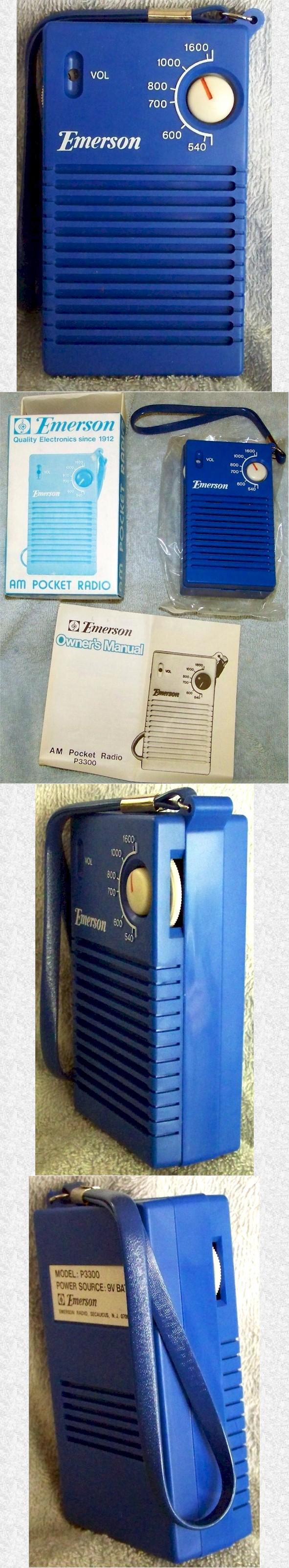 Emerson P3300 Pocket Transistor (1976)