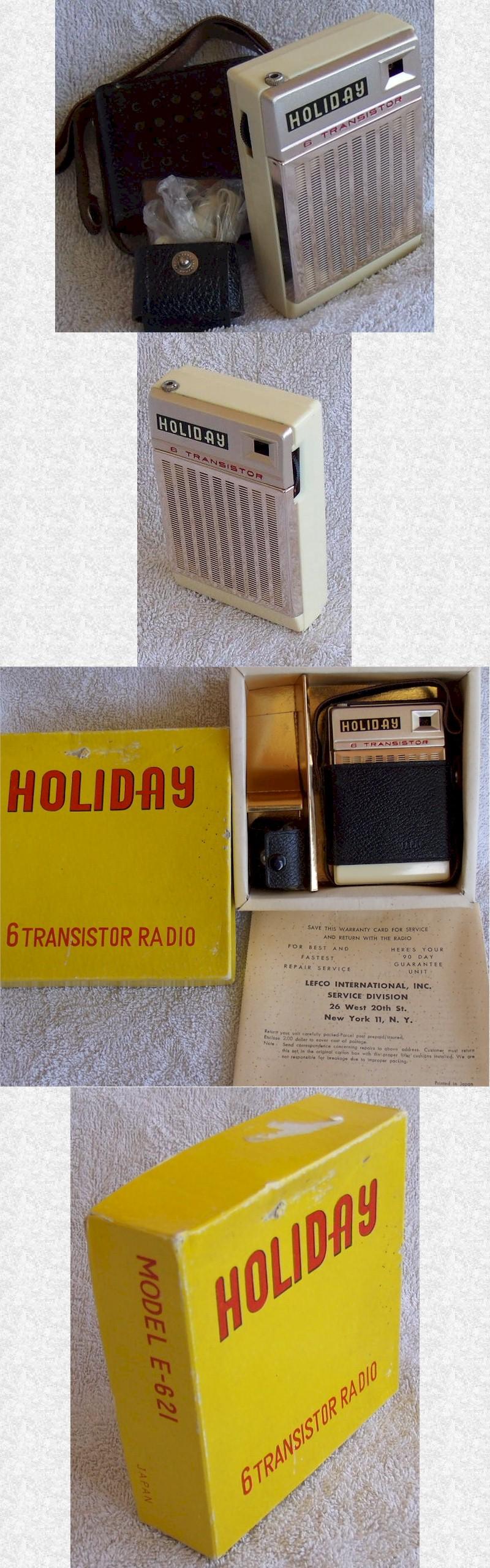 Holiday E-621 Pocket Transistor (late 60s)