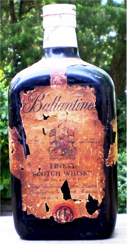 Ballantines Scotch Bottle Radio (1956)