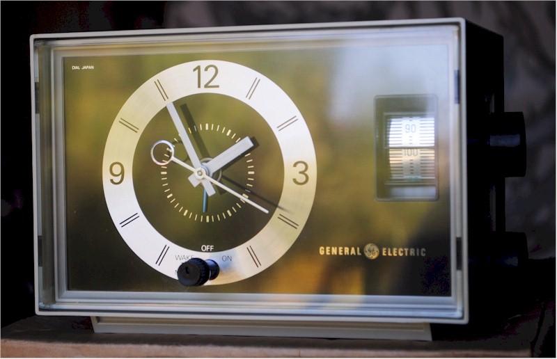 general electric radio clock