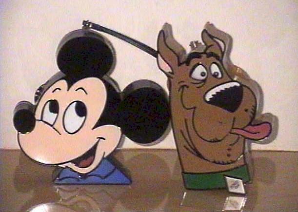 Mickey and Scooby Novelty Radios (1972)