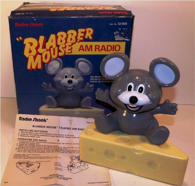 Blabber Mouse Radio by Radio Shack (1985)