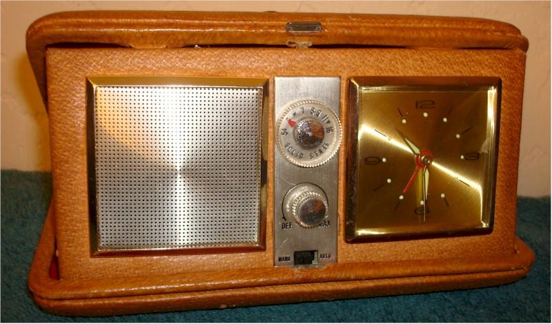 Suitcase Style Portable Clock Radio
