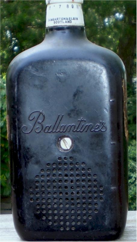 Ballantines Scotch Bottle Radio (1956)